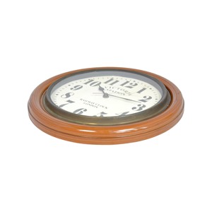 High Quality Modern Simple Minimalist Plastic <b>Wall</b> <b>Clock</b> Single Face Wood Home Decor Art Design <b>Wall</b> Decoration - Product Image 3