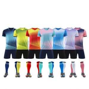 SM 2026 Unisex Voetbaltenue Set Herfst Ademend Waterdicht Polyester Shirt met Teamnaam Trainingspak Nieuw - Product Image 5