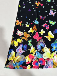 2024 verano Europeo Americano mujer vestido de fiesta cuello en V sin mangas Sexy estampado sólido dobladillo grande caído recto borde cruzado - Product Image 4