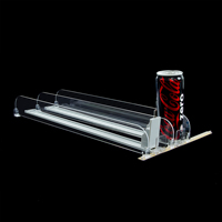 Drink Pusher Bottle Organizer Schwerkraft zufuhr Roller Slides Regals chieber system für Kühlschrank regal gleitet Supermarkt regale