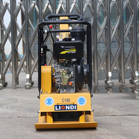 Compacteur de plaques mini 175 kg certifié CE, fourni par l'usine, compacteur de sol vibrant réversible pour la compactation des sols routiers