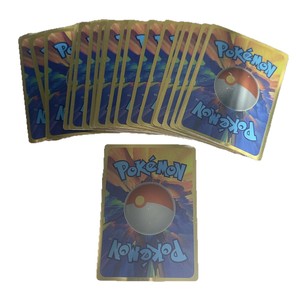 Cartes Pokémon 3D en PVC avec feuille d'or pour collectionneurs - Product Image 1