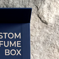 Confezione Regalo Personalizzata Blu per Colonia e Collezione di Fragranze, Scatola Magnetica con Presentazione in Carta e Confezione per Profumo