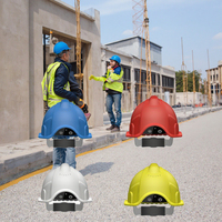 Casque intelligent 4G Jepower pour la construction, matériau ABS, positionnement WIFI et GPS, éclairage LED, casque de sécurité intelligent