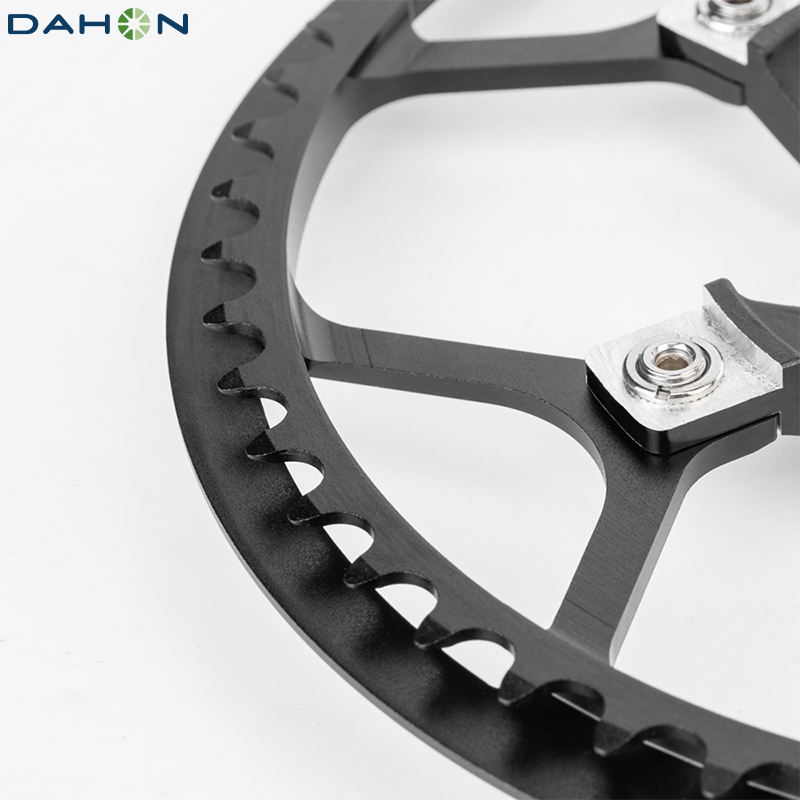 クランクセット　DAHON純正 ペダルクランク長175mm シルバー ダホン折りたたみ自転車シングルスピードロードバイククランク