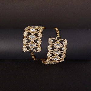 <span class=keywords><strong>Gargantilla</strong></span> de varias capas con diamantes de imitación para mujer, collar de cristal corto Sexy, joyería de boda - Product Image 3