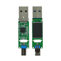 Chip USB 2.0 3.0 PCBA de Fábrica Directa, Memoria USB de 8GB 16GB 32GB 64GB, Pendrive OTG 2 en 1, Chip USB Desnudo para Tipo-C