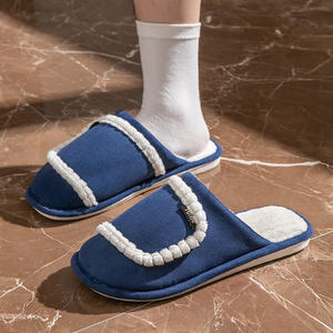 Chaussons en coton épais antidérapants pour toute la famille, pour l'automne et l'hiver, adaptés aux hommes et aux femmes, utilisables à l'intérieur et à l'extérieur. - Product Image 5