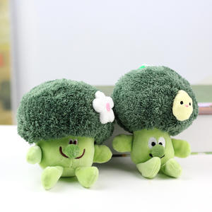 Custom Made Super Soft Plush Vegetables Stuffed <b>Dolls</b> with Mesh Lining Broccoli Plush Toy - Product Image 5