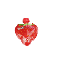 Pochette à boisson personnalisée de forme spéciale avec bec verseur, emballage liquide de qualité alimentaire pour jus de fruits, lait, gelée, boissons