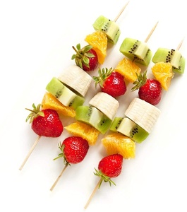 Stuzzicadenti in Legno di Bambù Ecologici, Monouso, Resistenti al Calore e ai Batteri, per Alimenti, Lisci, 12cm+, per Antipasti - Product Image 2