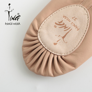 Scarpe da Ballo Classico in <span class=keywords><strong>Pelle</strong></span> con Design a Zampa di Gatto, Suola Interna Traspirante in Rete, Design Flessibile con Lacci, <span class=keywords><strong>Ballerine</strong></span> Professionali - Product Image 3