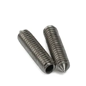 Hexagon Socket Set Screws With Cone Point DIN914 Stainless Steel 316 304 Sharp End Grub Screws