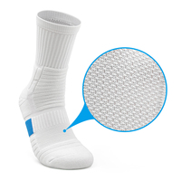 Chaussettes de sport unisexes en coton respirant à compression, longueur cheville, pour jeunes, personnalisées, pour femmes, basketball, cyclisme, imprimé jacquard
