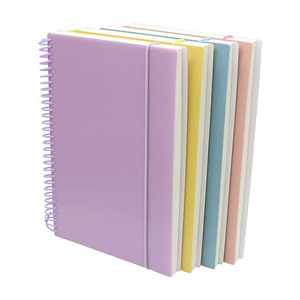 Mintra - Cuadernos En Espiral De Oficina, Color Pastel, A Rayas