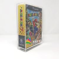 Boîte de présentation en acrylique de haute qualité pour Nintendo GameCube NGC, RAY YI, pour jeux vidéo rétro