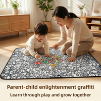 Kit de Création Artistique Lavable pour Enfants : Couverture à Colorier DIY, Jouet Créatif pour Garçons et Filles, Idéal comme Cadeau d'Anniversaire