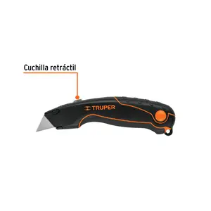 Cuchillo Retráctil MASTER 48, Cuerpo de Aluminio de 7 Pulgadas, TRUPER - Product Image 2
