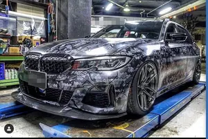 Lame de pare-choc avant en Fiber de carbone pour <span class=keywords><strong>BMW</strong></span> G20 <span class=keywords><strong>320i</strong></span> 330i M340i m-sport <span class=keywords><strong>Sedan</strong></span> <span class=keywords><strong>2019</strong></span> 2020 - Product Image 6