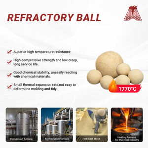 Penjualan terlaris pabrik bola tahan api Media penggiling keramik Alumina tinggi untuk industri pertambangan semen pabrik bola - Product Image 2