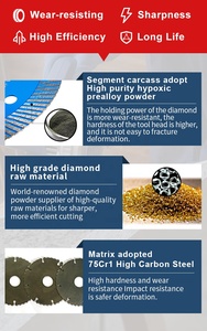 Hot Ép Kim Cương lưỡi cưa cắt đĩa 4 ''105mm 110mm ướt khô gốm đồng nhất gạch Granite đá cẩm thạch thạch anh - Product Image 5