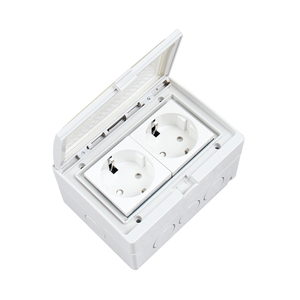 Manufacturer Outdoor <strong>Single</strong> Phase 230VAC IP55 France <strong>Switch</strong> <strong>Socket</strong> <strong>with</strong> Waterproof Cover - Product Image 3