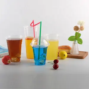 16 Oz Rõ Ràng Nhựa Đảng Dùng Một Lần Ly Uống Thủy Tinh PP Cup