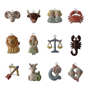 Colgante de Acero Inoxidable con Baño de Oro de 18K, Pintado con los Doce Signos del Zodíaco, Aries, Leo, Flecha de Cupido, para Regalo, Joyería DIY - Product Image 6