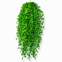 Guirlande de feuilles de lierre artificielles en soie de 2,1 m pour décoration murale, jardin, arche de mariage et verdure en gros