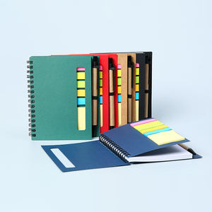 Bloc-notes en papier kraft durable de gros cahier collant écologique pour l'école de bureau - Product Image 1