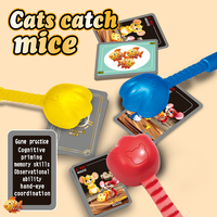 Jeu de puzzle de plateau Chat et Souris, jeu interactif multijoueur, jeu de société pour développer les réflexes et la concentration