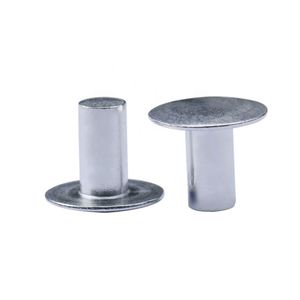Rivets pleins en aluminium à tête ronde 3mm 4mm 5mm Faible MOQ Norme ISO Finition brillante Qualité personnalisable - Product Image 1