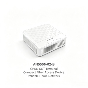 Router <span class=keywords><strong>de</strong></span> <span class=keywords><strong>Fibra</strong></span> Óptica OEM Personalizado AN5506-02-B 1GE 1FE 1POTS en Caja Compacta GPON ONT con Adaptador <span class=keywords><strong>de</strong></span> Corriente Multipuerto <span class=keywords><strong>y</strong></span> Wi-Fi Inalámbrico - Product Image 1