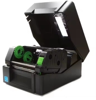 TSC TE200 Te244 Te300 mesin Printer Barcode, Printer Label kode batang Transfer termal Desktop 110mm