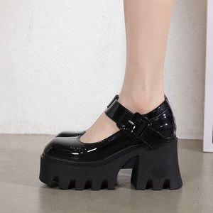 YiXin <strong>Mary</strong> <strong>Jane</strong> <strong>Shoes</strong> 2025 New Design <strong>Black</strong> Super High Thick Heel <strong>Shoes</strong> for Women Top Quality Cost Effective <strong>Mary</strong> Janes <strong>Shoes</strong> - Product Image 2