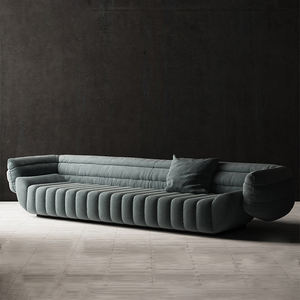 <span class=keywords><strong>Canapé</strong></span> en cuir de vachette moderne en tissu <span class=keywords><strong>nubuck</strong></span>, design italien élégant, mobilier de salon de luxe - Product Image 4