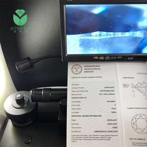 Свободные бриллианты Gia 0,01-1 карат Igi Cvd Hpht синтетические Cvd <span class=keywords><strong>Diamond</strong></span> самые дешевые белые круглые незакрепленные бриллианты - Product Image 3