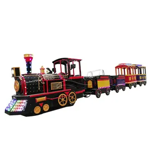 Electrical Trains Electric Train Professional Amusement Tourist Trackless Train Rides Park Electric Train For Sale