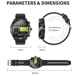 Montre connectée T95 2-en-1 avec écouteurs TWS, grand écran IPS de 1,52 pouces, réveil vocal IA, double appel, sport et fitness - Product Image 2