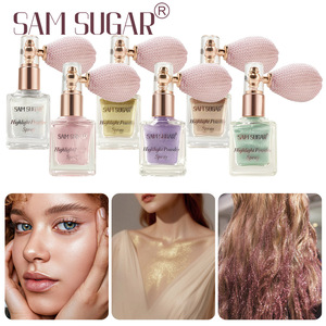 Poudre illuminatrice scintillante effet fée, spray waterproof haute brillance, paillettes pour le corps, poudre bronzante illuminatrice, maquillage scintillant pour le <span class=keywords><strong>contour</strong></span> - Product Image 1