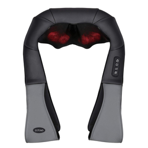 Shiatsu <strong>Neck</strong> <strong>Shoulder</strong> <strong>Massager</strong> with Heat Kneading Massage Shawl for Back Pain Relief - Product Image 1