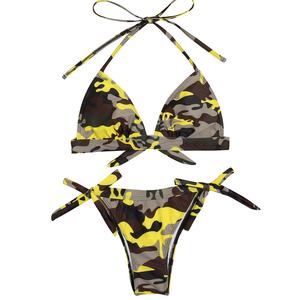 ชุดว่ายน้ำโครเชต์สีสันสดใสแบบใหม่ ระบายอากาศได้ดี ทรงเว้า ไร้แขน ผ้าพิมพ์ลายสีพื้น ชุดคลุมชายหาด ชุดว่ายน้ำผู้หญิงแบบชิ้นเดียว - Product Image 6