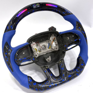 Volant en fibre de carbone forgée pour <span class=keywords><strong>Dodge</strong></span> Charger Challenger Hellcat Charger Durango SRT <span class=keywords><strong>RT</strong></span> GT, accessoires de voiture - Product Image 3