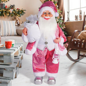 Décorations de Noël pour fête à domicile du Nouvel An, poupée de Père Noël blanche de 23 pouces, ornements de Noël de 58 cm, cadeaux de Noël - Product Image 3