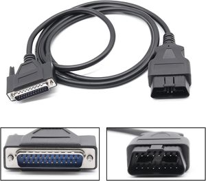Cáp OBD2 OBDII Equus INNOVA Công cụ quét chẩn đoán 25 chân đến 16 chân Nam màu đen - Product Image 2