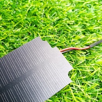 Panel Surya Mini Monokristalin Global Solar PV Portabel 5V 90mA Berlapis PET dengan Konektor Pin Header 2.54mm Desain Kustom 19.8%-24%