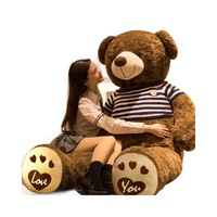 Cadeau de la Saint-Valentin, ours en peluche mignon, ours géant surdimensionné, grande peluche, poupée ours en peluche, poupée de mariage, poupée pour fille