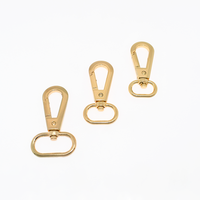 Mousqueton ovale pivotant à gâche de 19 mm et 25 mm pour sangle de sac, connecteur de porte-clés, vente en gros