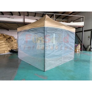 Carpa plegable con dosel <span class=keywords><strong>3x3</strong></span> personalizada de gran oferta con paredes laterales de red personalizadas - Product Image 1