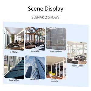 Rouleau de film solaire décoratif auto-adhésif en PET pour fenêtres, style moderne, protection unidirectionnelle, finition opaque teintée - Product Image 5